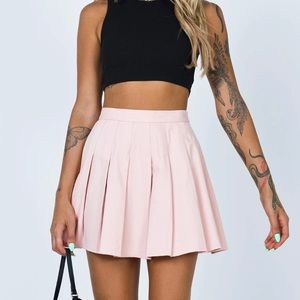 libra pleated mini skirt from princess polly